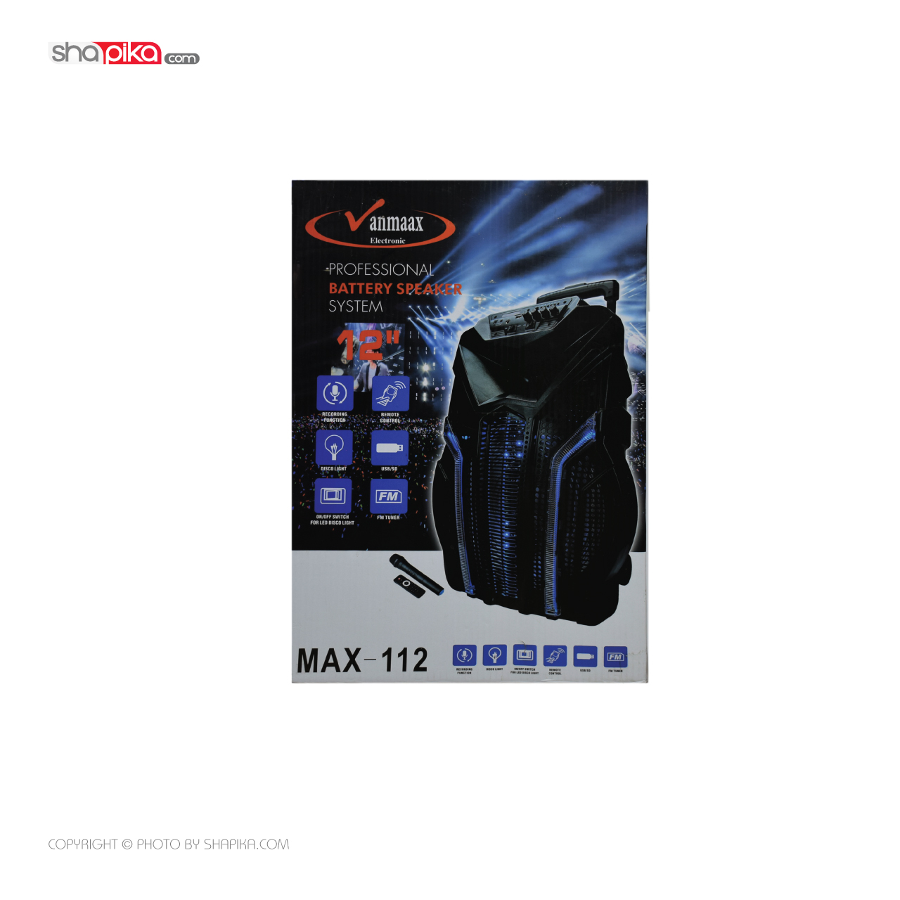 اسپیکر چمدانی وانمکس مدل MAX-112